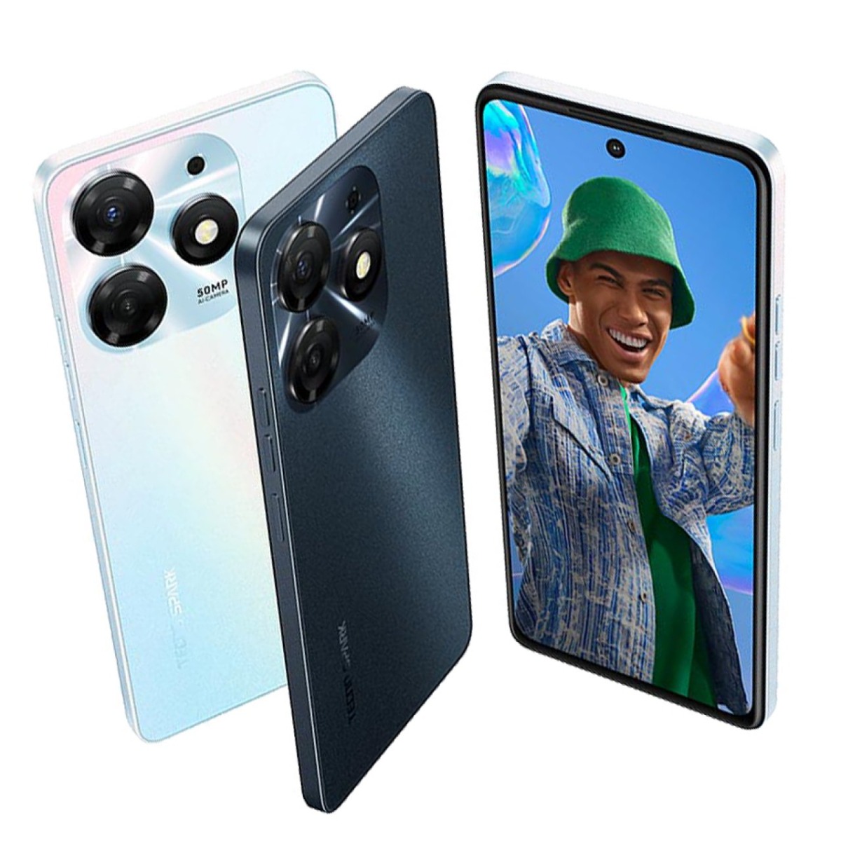 Tecno Spark 10 Pro - 6.8" HD+ - 2 SIM - 4G – 8Go - 128Go - 32Mpx/50Mpx