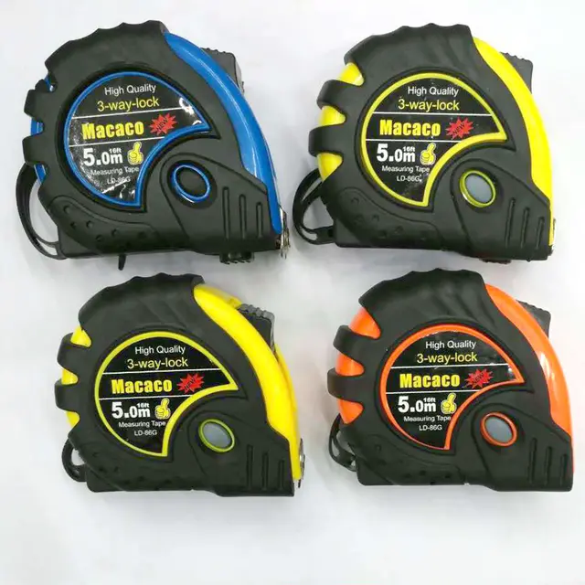 Mètre ruban professionnel 3 longueurs