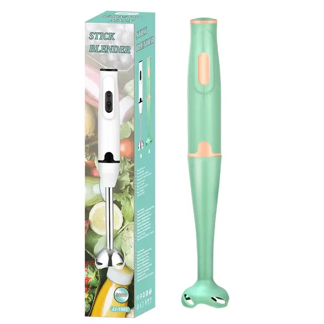 Mélangeur à main, mélangeur de chef, lames détachables, smoothies, soupe, shakes, aliments complémentaires pour bébé, fouet électrique