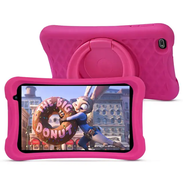 Longqi OEM 8 "onglet antichoc et étanche android tablette intelligente 8 pouces enfants enfants bébé tablette pc pour l'apprentissage et les jeux