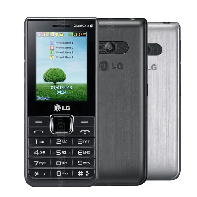 Pour les téléphones mobiles LG A395 2G 2.2 "Quad carte SIM caméra 1.3MP téléphone portable GSM débloqué