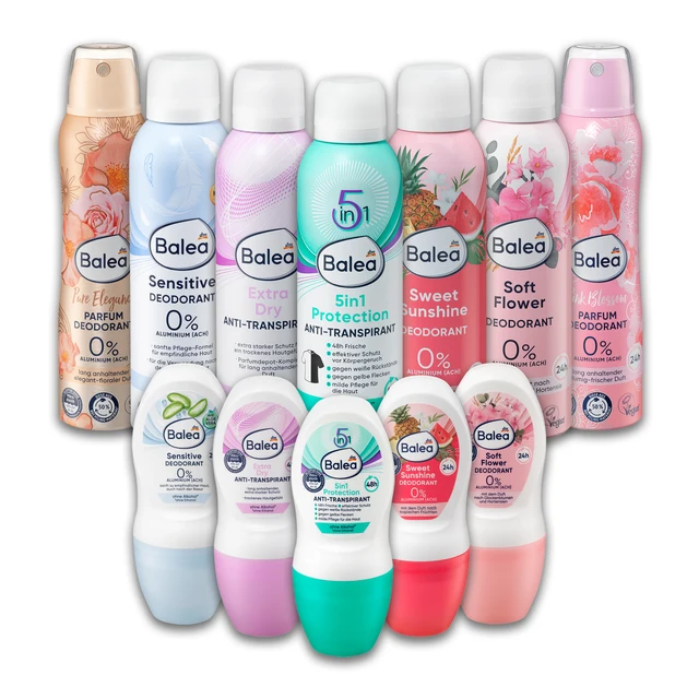 Restez frais et confiant toute la journée avec les déodorants Balea   