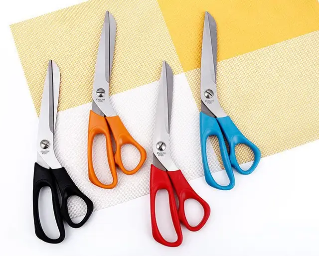 Ciseaux de tailleur professionnels en acier inoxydable outil de couture de coupe et de broderie de tissu polyvalent