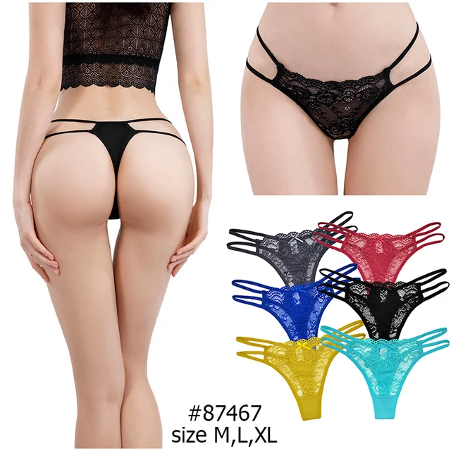 Dame slip transparent