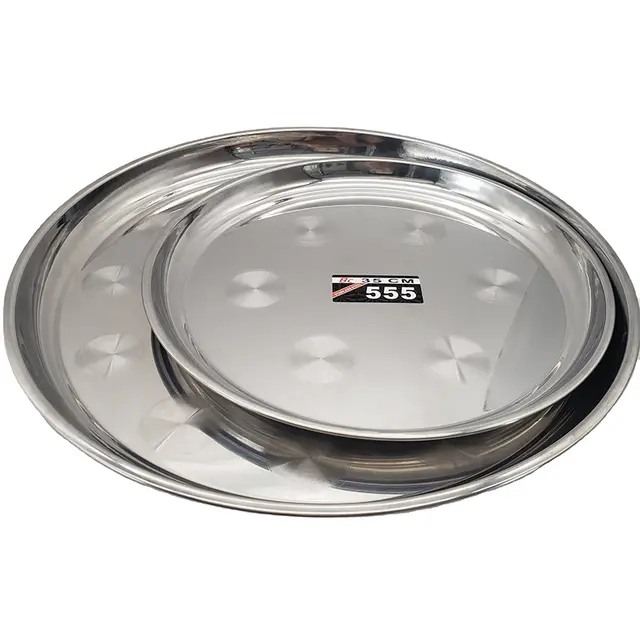Assiettes inox professionnelles