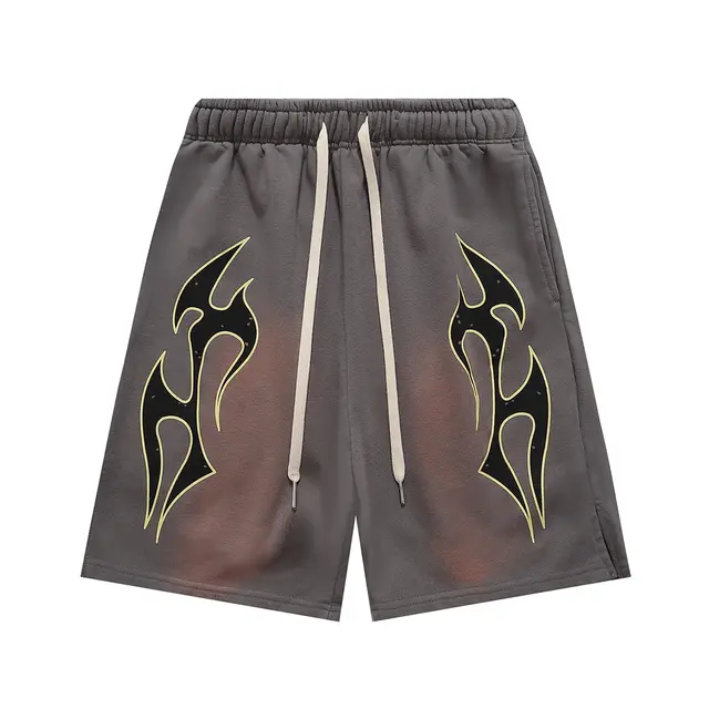 basket-ball pour hommes Shorts de sport 100% coton Shorts étoiles décontractés pour hommes