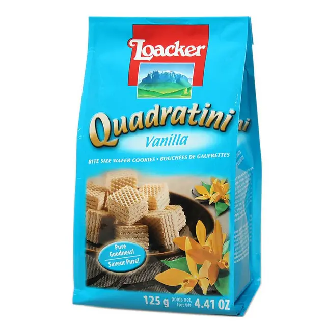 Loacker quadratini Biscuit japonais de forme ronde