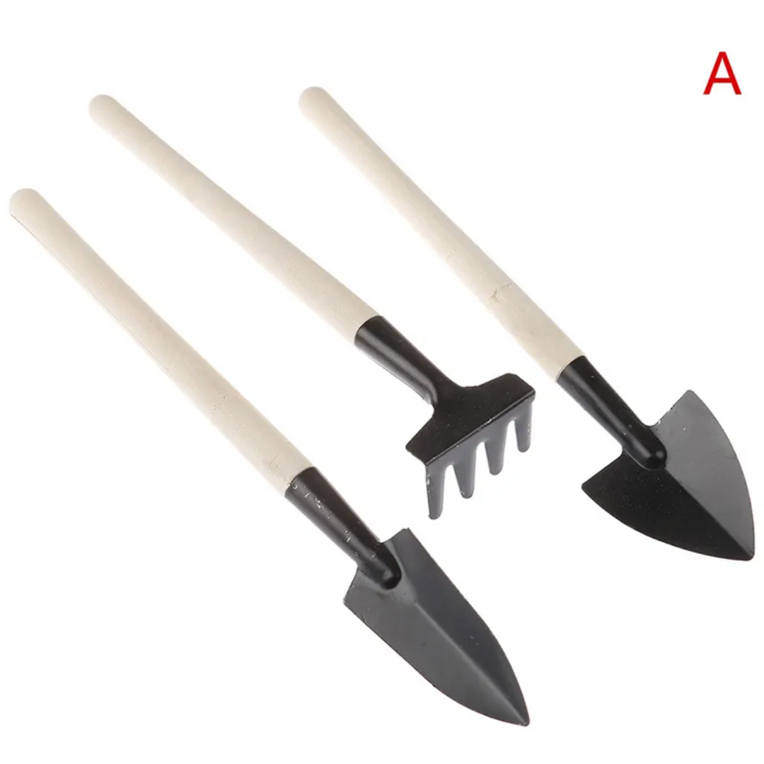 Outils à main de jardin outils agricoles ferme avec ensembles d'outils pelle râteau pioche houe avec manche en bois balai serpillière