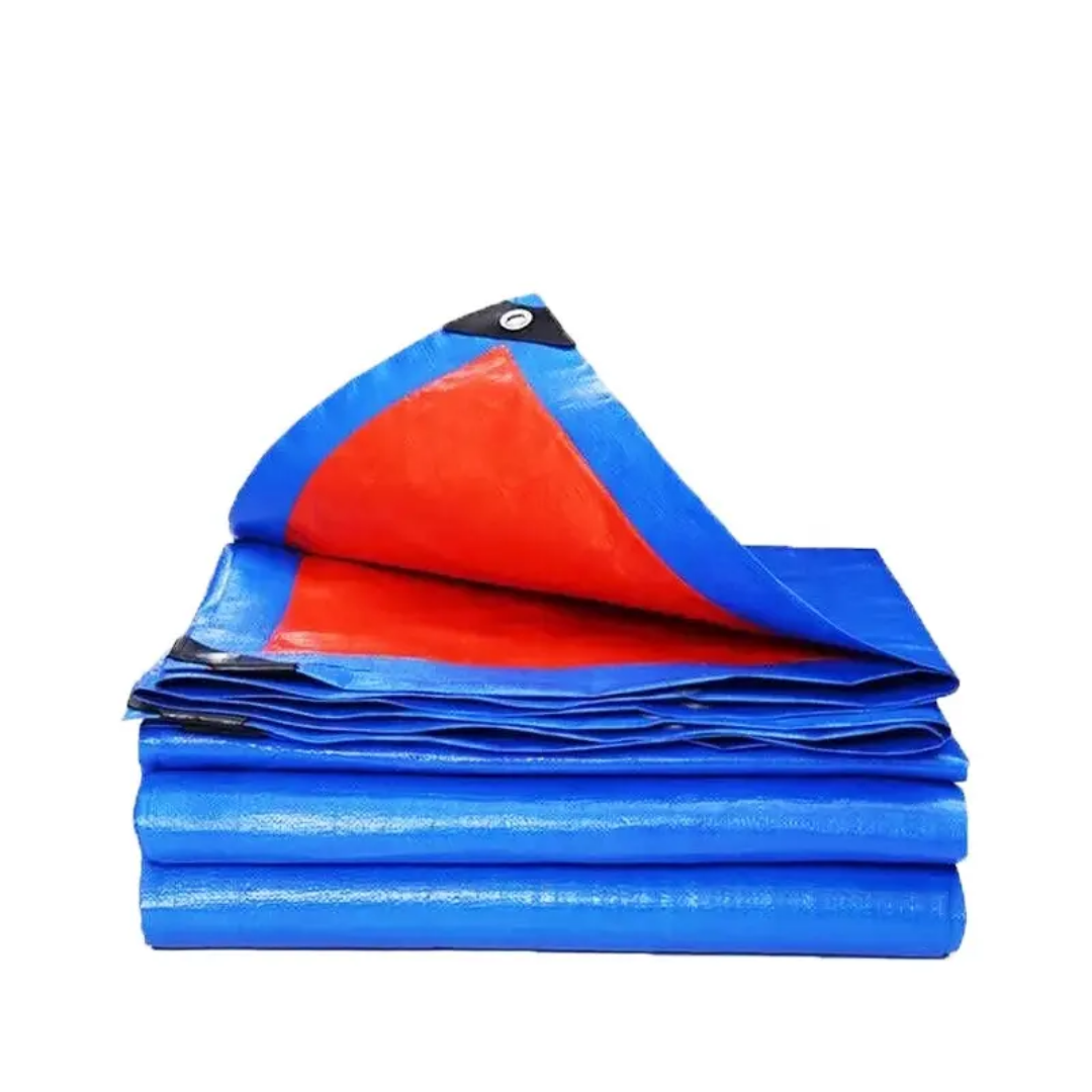 Personnalisez la bâche PE enduite de LDPE de tissu imperméable de haute résistance de HDPE