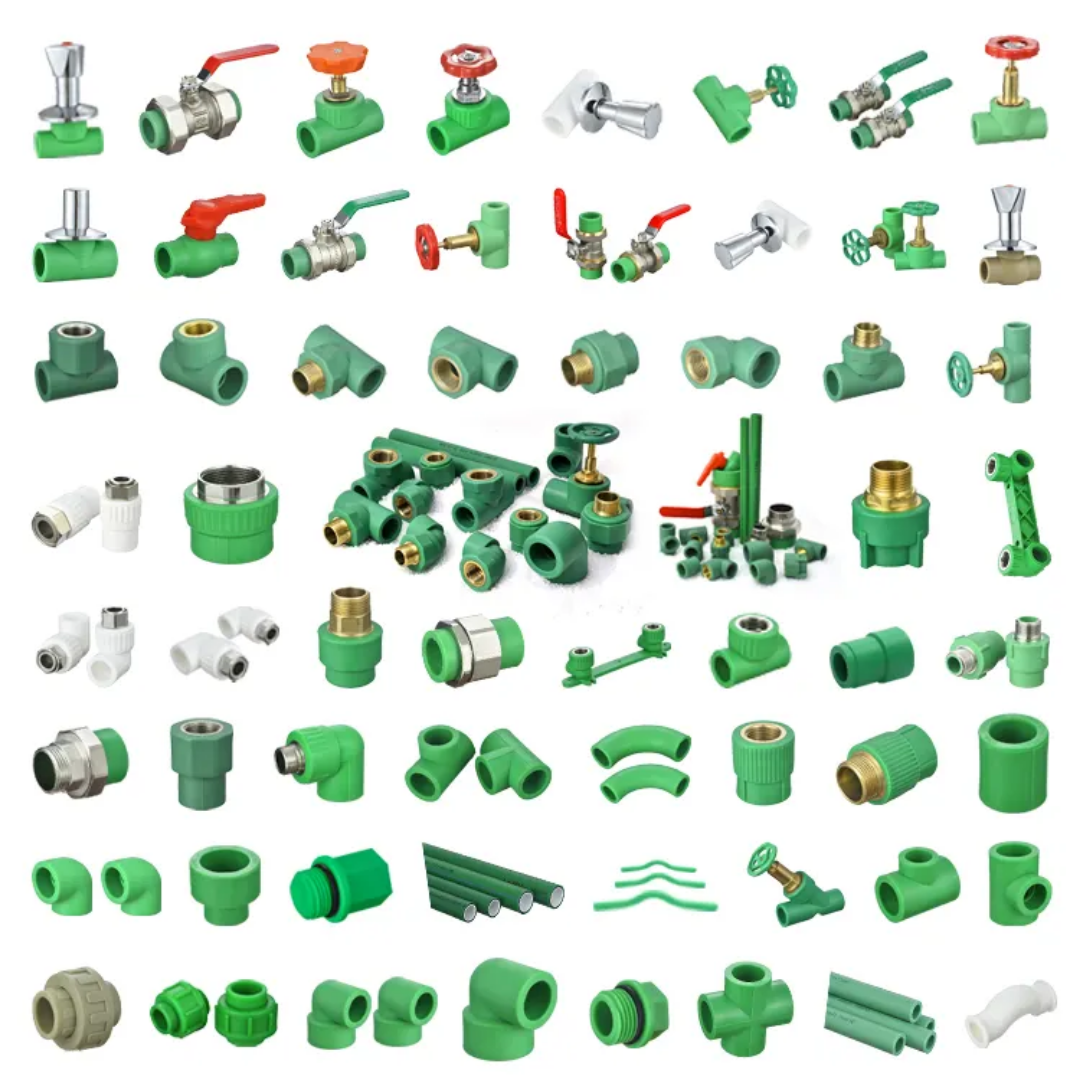 Tuyaux et raccords PPR Taille Tuyau: 20-160mm Raccords: 20-110mm