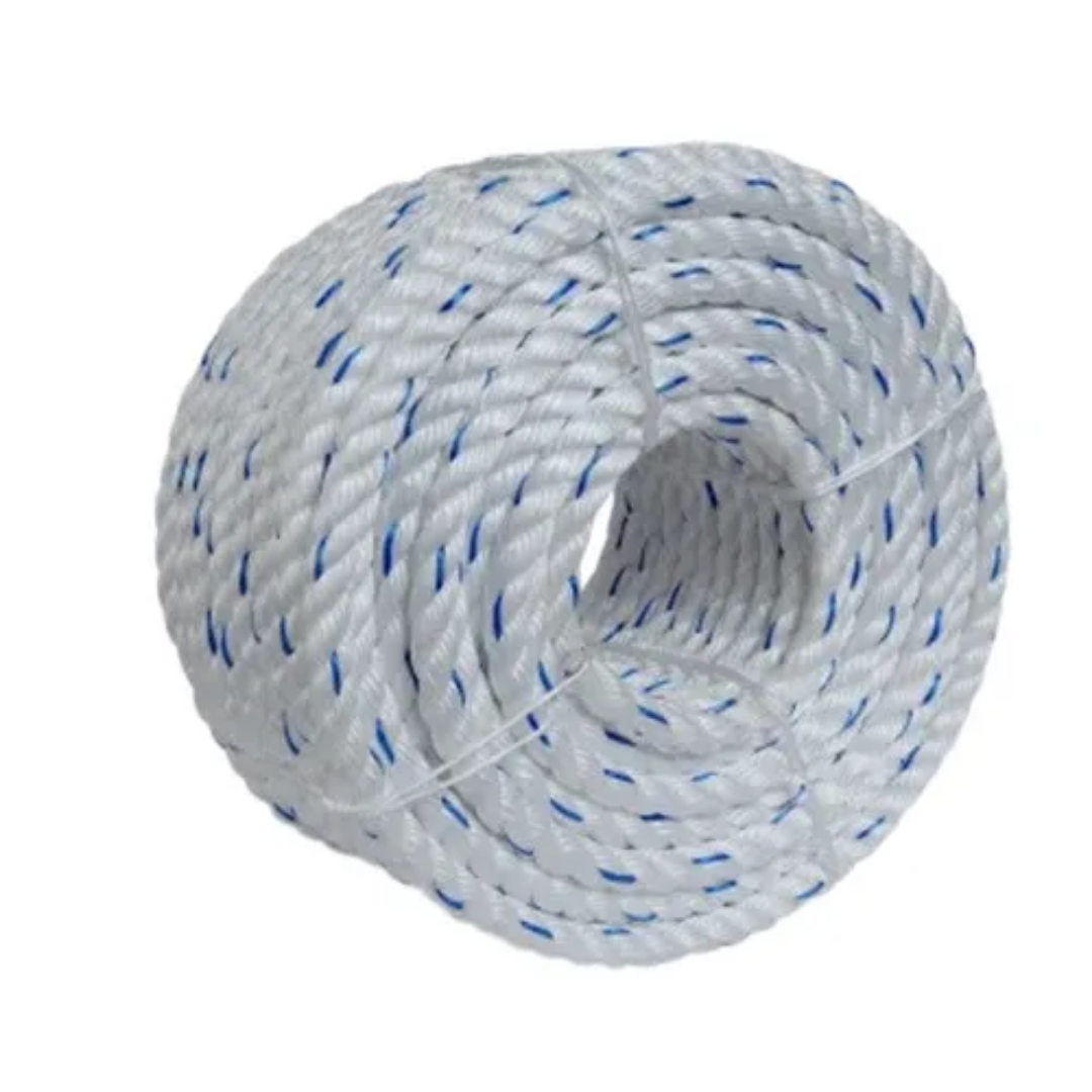 Vente en gros de corde en polypropylène, corde Danline PP d'usine du Vietnam, corde torsadée en PP résistant aux UV de 18mm corde tressée en PP à 3 brins