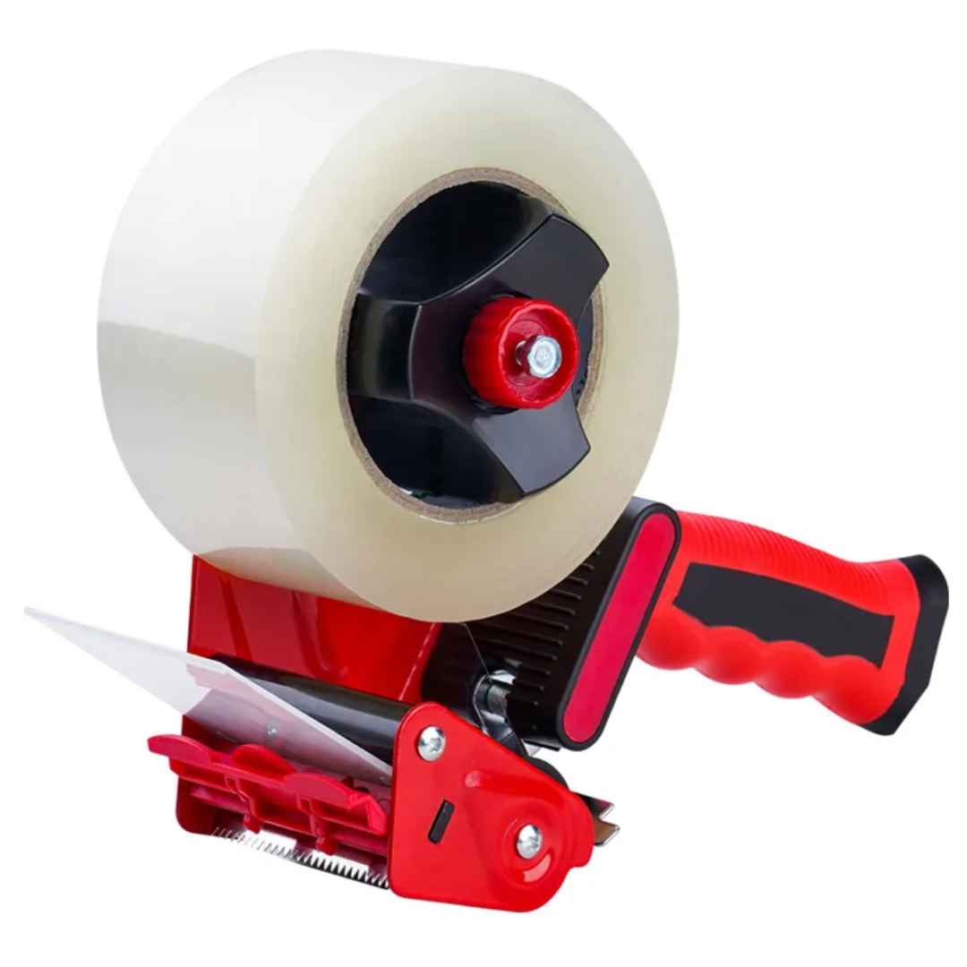 pistolet à ruban d'emballage à poignée 2 pouces-coupeur d'étanchéité robuste 