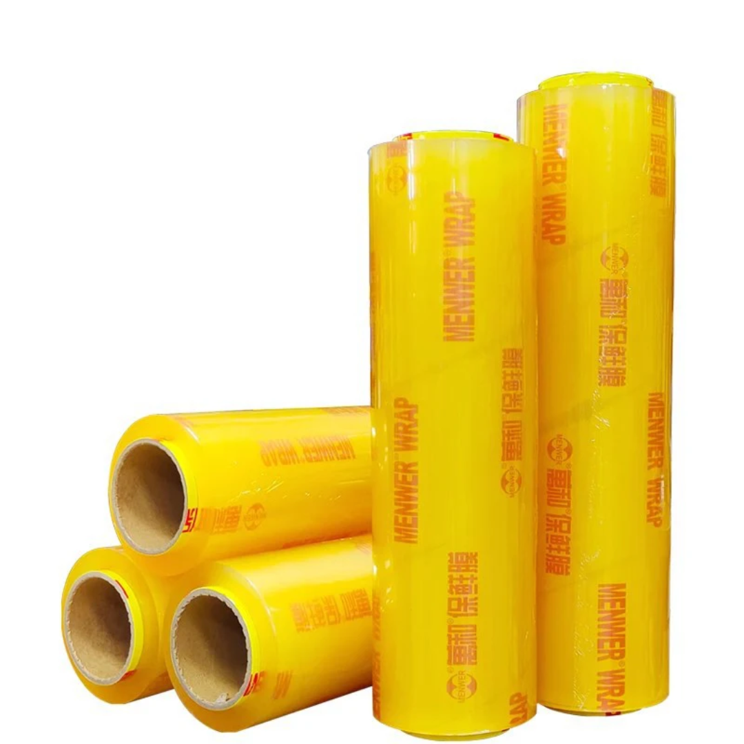 rouleaux de film plastique &eacute;tirable (film alimentaire/film &eacute;tirable de 45mmx200M "You Can Wrap")