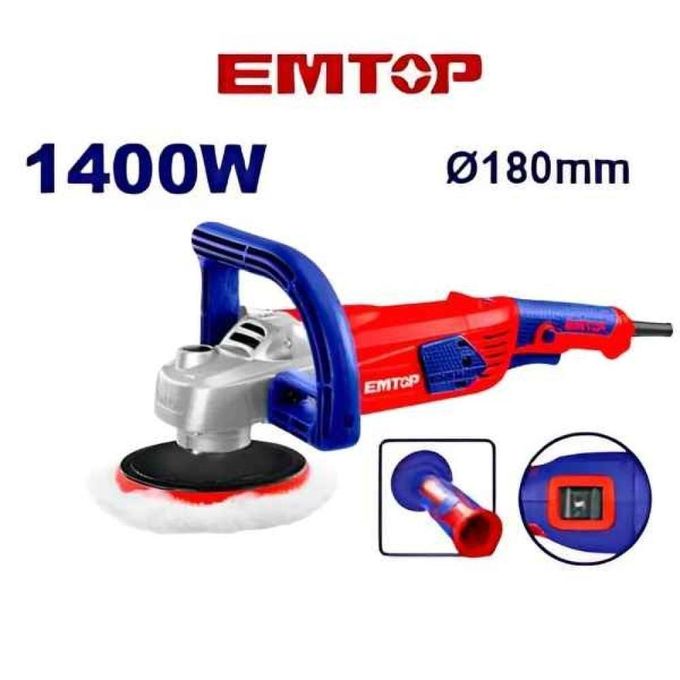 polisseuse industrielle de marque EMTOP, modèle de 1400W