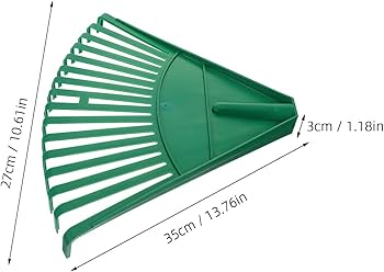 râteau à feuilles en plastique (balai à gazon) conçue pour le jardinage