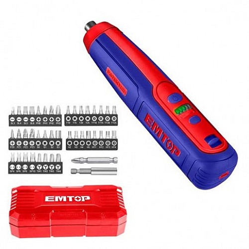 visseuse sans fil EMTOP Lithium-Ion 4V,