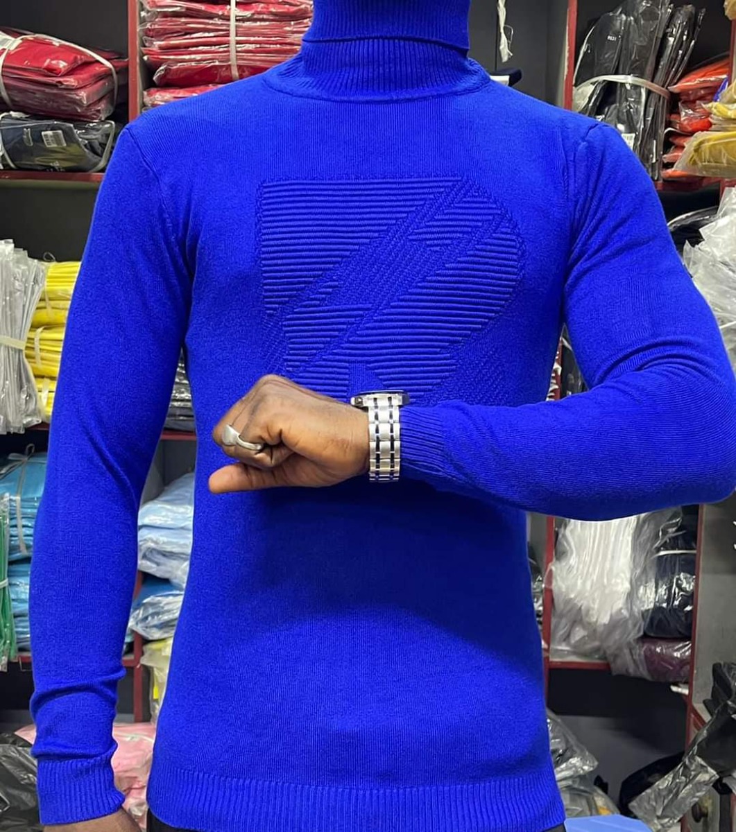 Col-roulé pull 100%-coton moins cher dans magasin