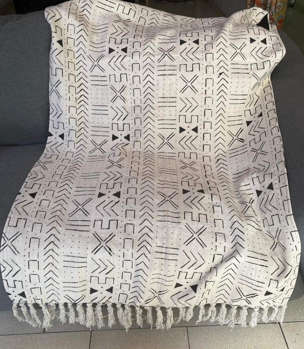 Plaids bogolan à la maison Abidjan