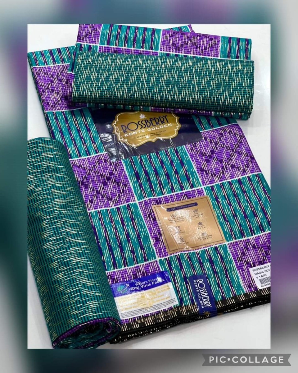 Pagne wax kente gold