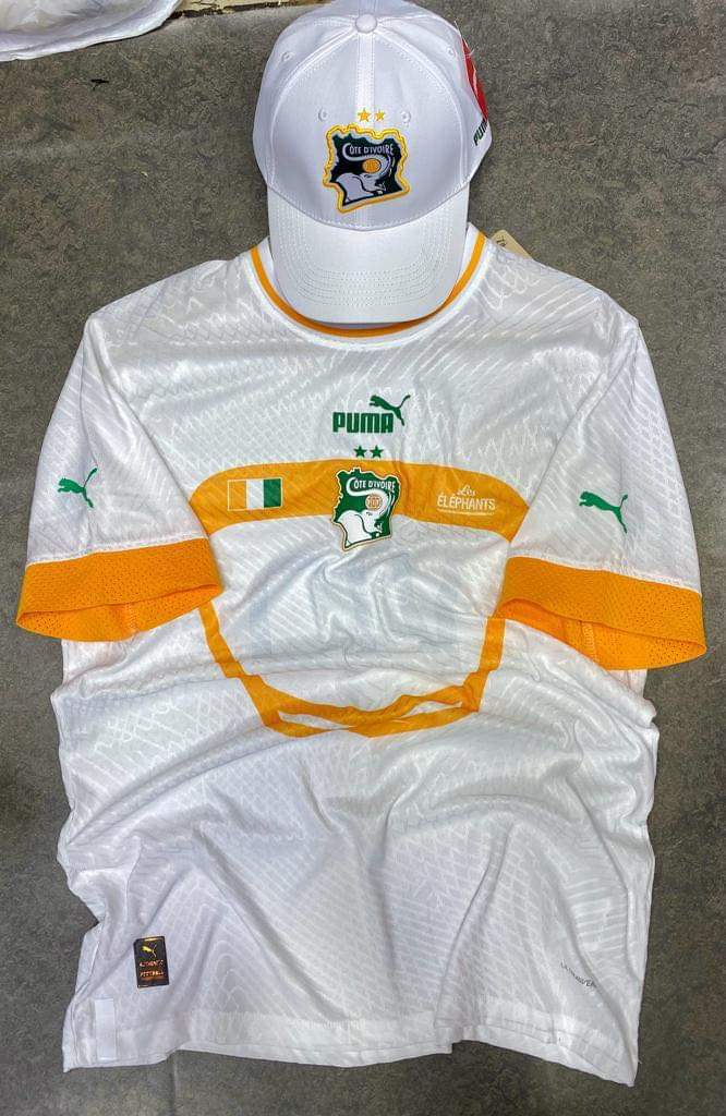 Maillot Côte d'Ivoire Blanc