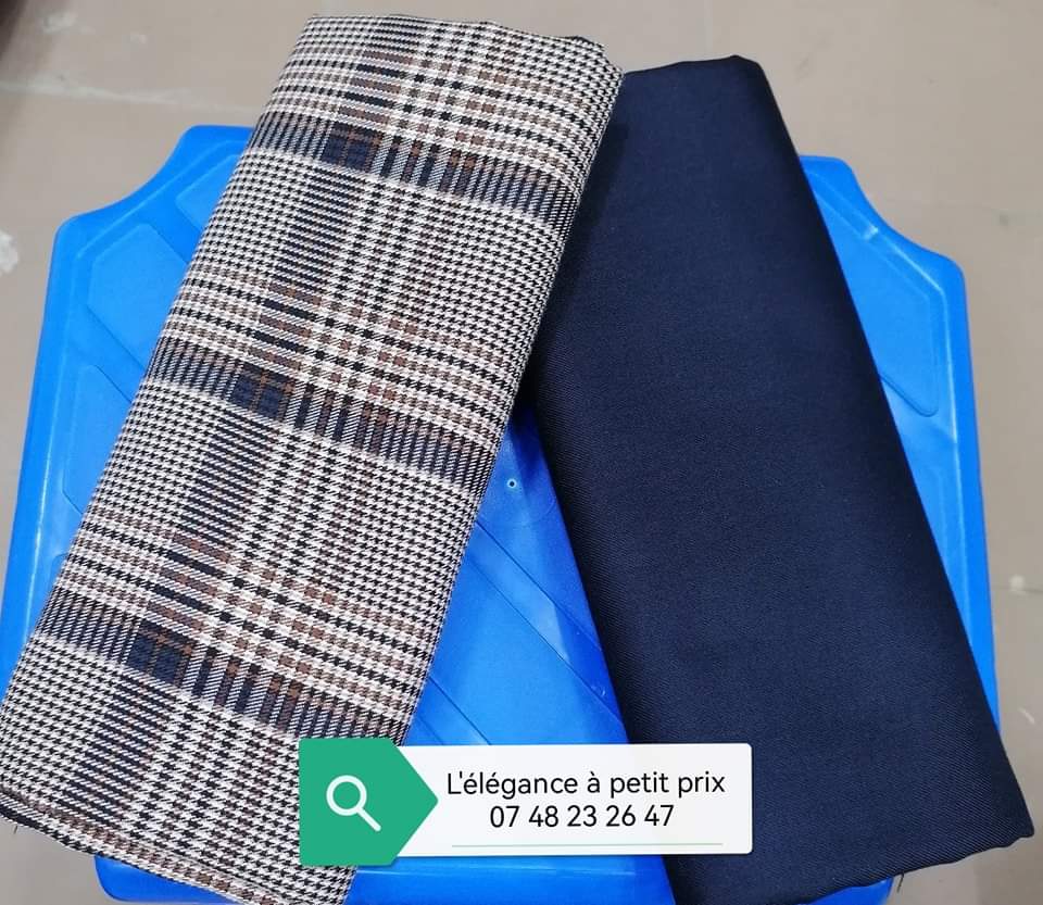 Tissu veste femme noire avec coton