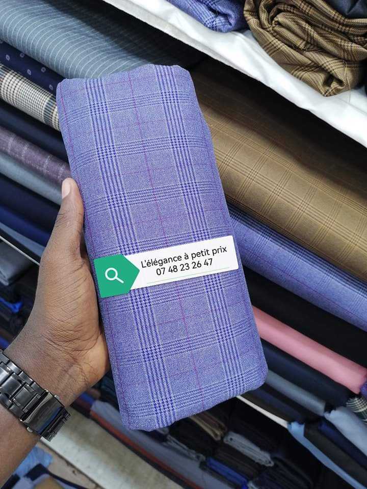 Tissu Pantalon veste robe femme blanche