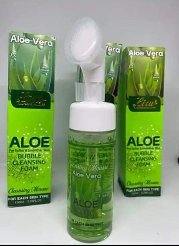 Aloe Vera Bubble Facial Makeup

