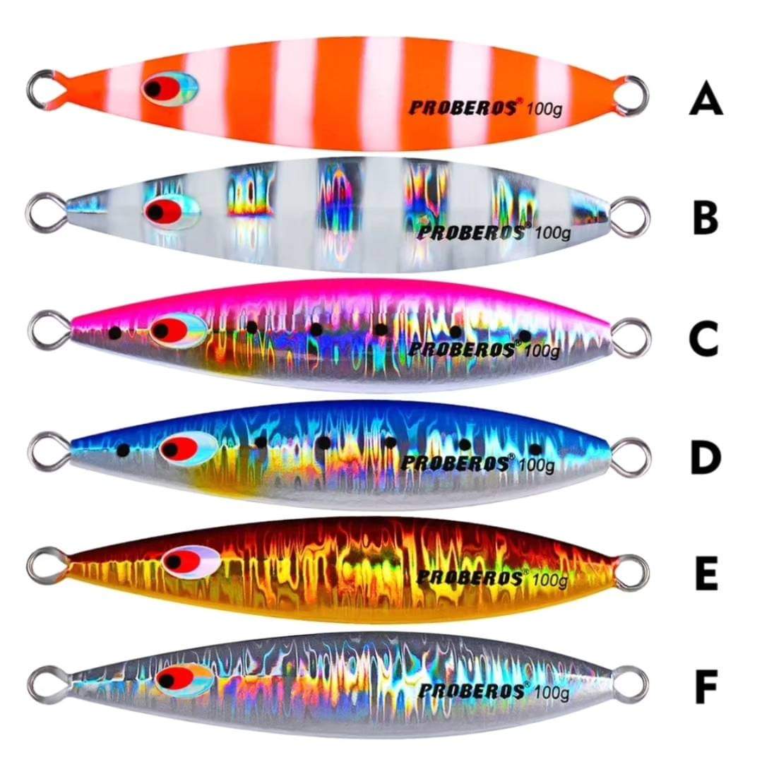 Pro Beros article de pêche leurre métallique sans hameçons