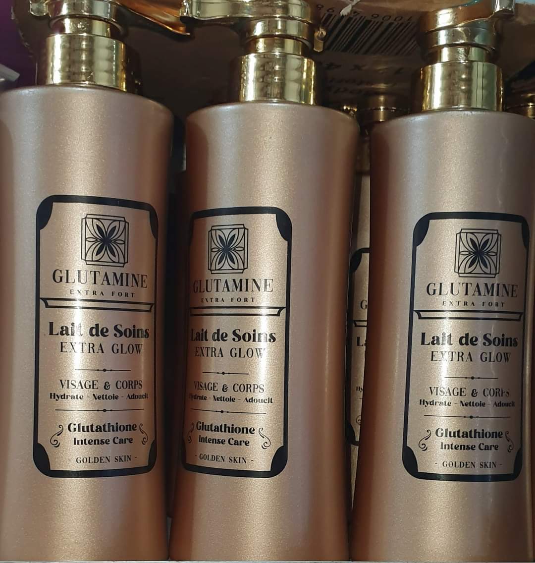 Lait corporel Glutamine extra fort hydratante et clarifiant pour la peau moin cher Abidjan