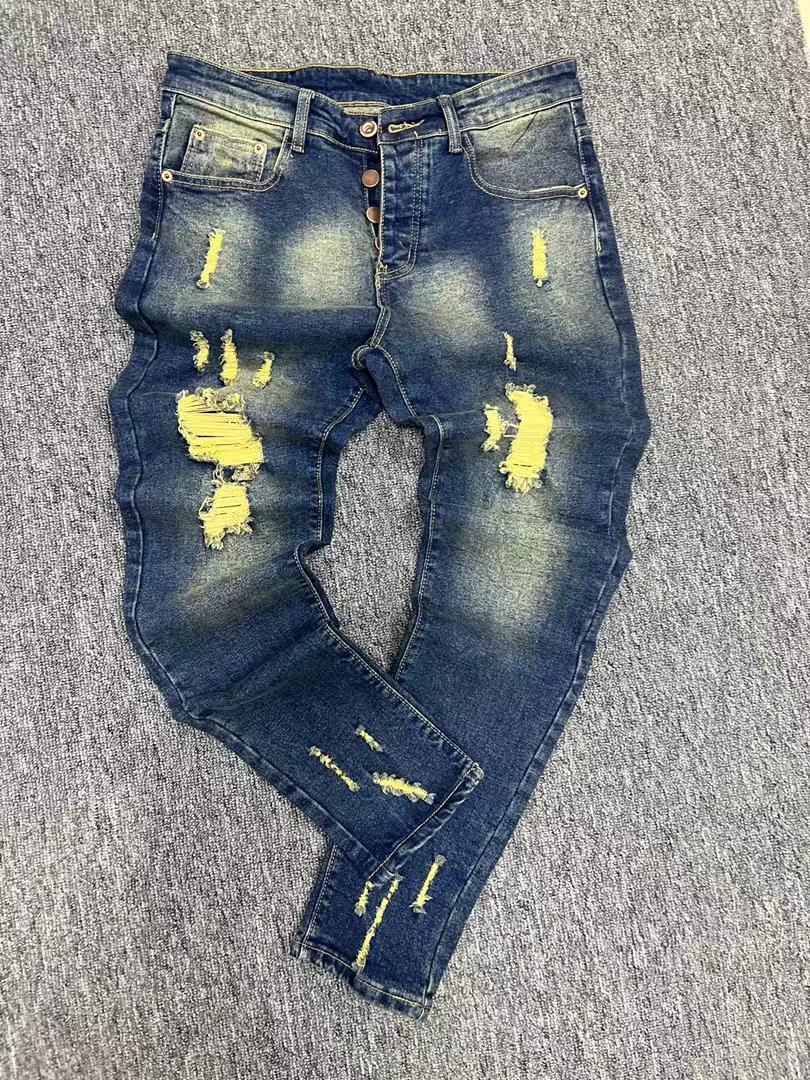 Pantalon jean deux tons