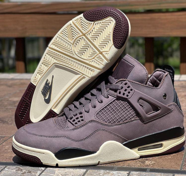 Paire de basket Nike marron 