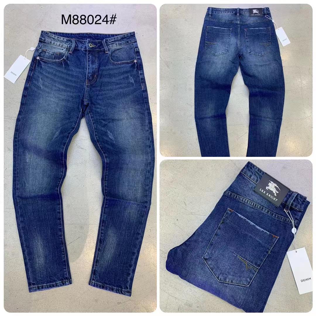 Jeans pour hommes avec pantalon élastique droit et crayon 10 OZ pour la commande engros et détails peut sélectionner la couleur et le design Taille  gamme 30-36 à Adjamé 