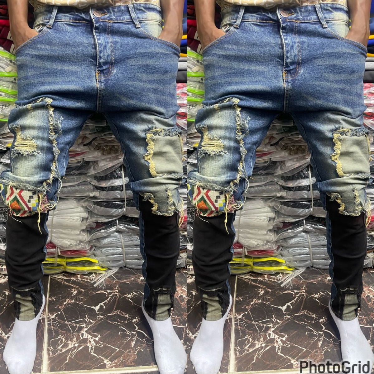 Jean pantalon jeune homme en gros