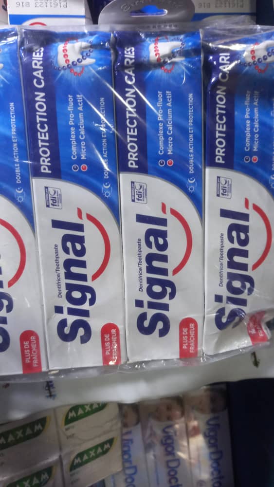 Paquet carton pâte dentifrice dantaire grossiste pour marque Signal