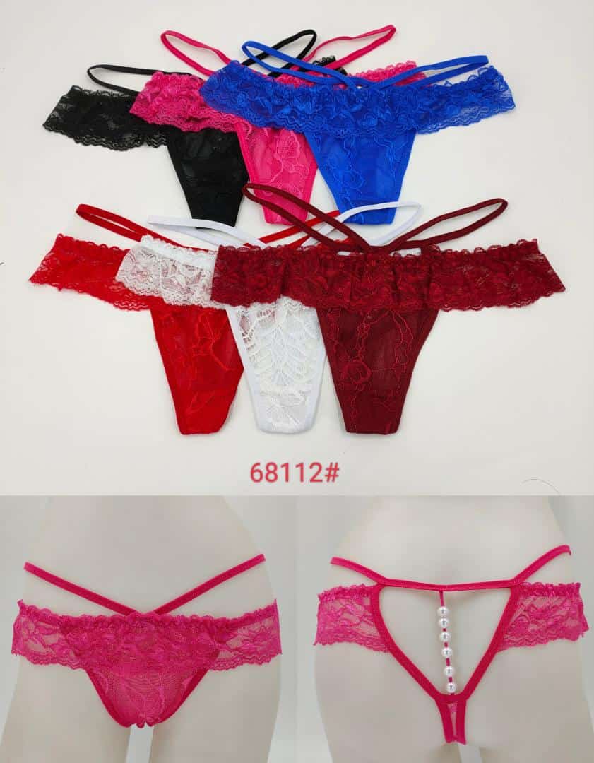 Lot complet String fessée ouverte