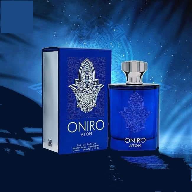 ONIRO ATOM parfum homme flacon design Adjamé
