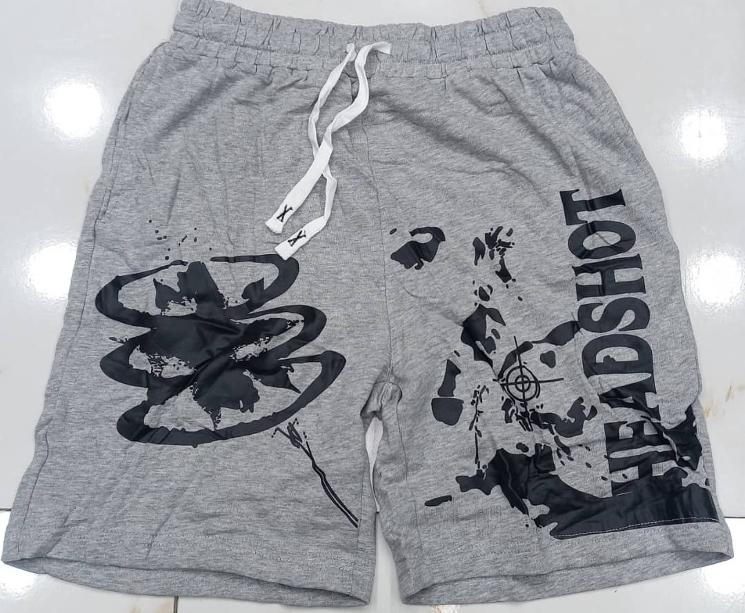 Shorts Homme Imprimé Crâne - Collection Halloween 2025