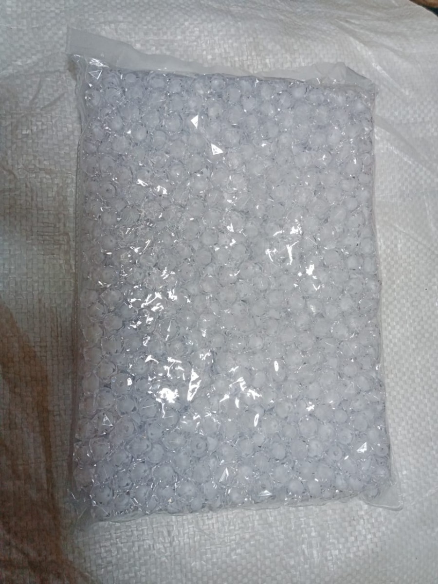 Perles rondes multicolores