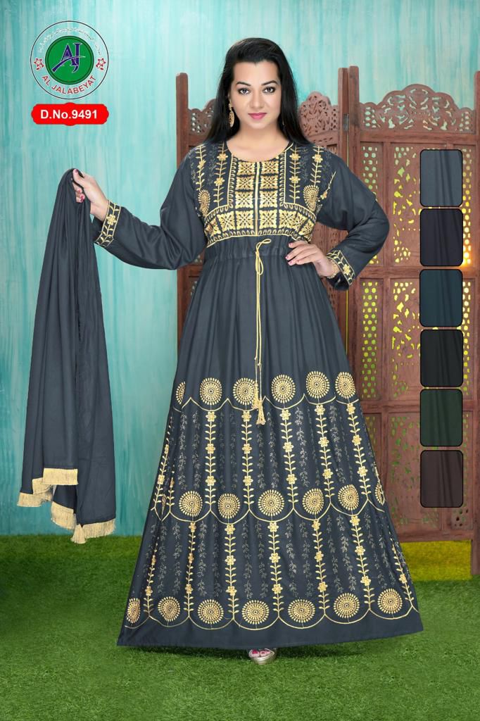 Kaftan, Kurtis, Gown, Dress, Lehenga, Saree, Sharara, Anarkali Suit
