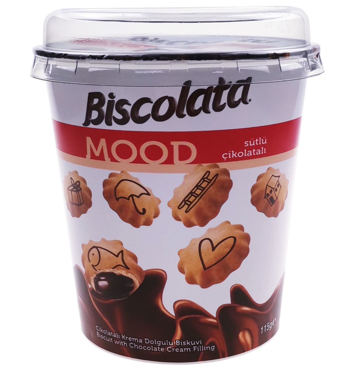Biscuits Biscolata Mood croustillants avec un cœur fondant, idéals pour les petits commerces et les gourmands en Côte d’Ivoire.

