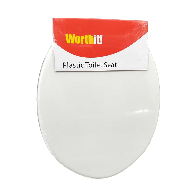 abattant de WC en plastique blanc de la marque Worthit