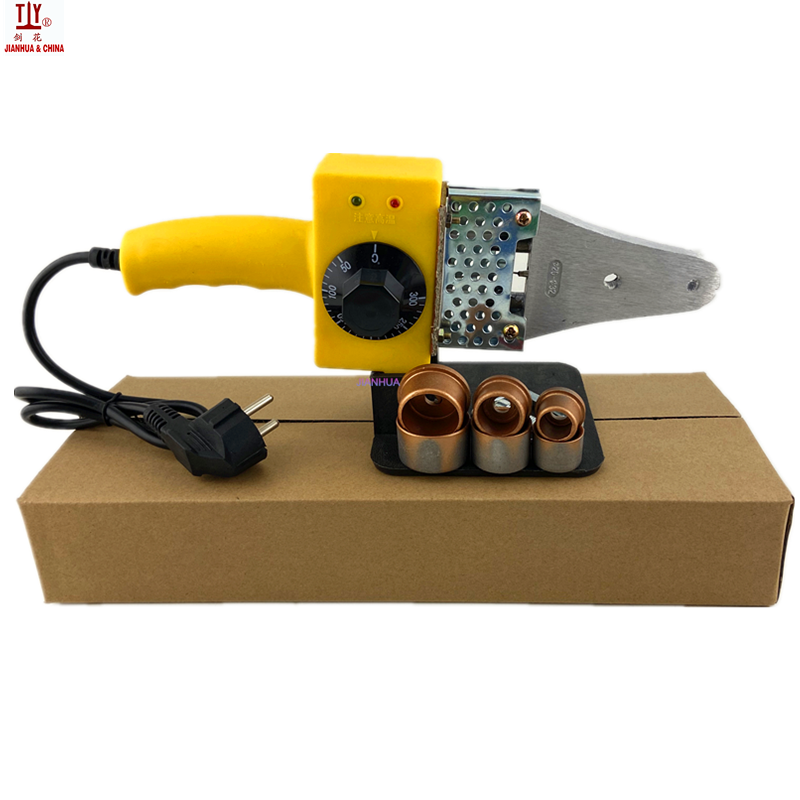 soudeuse à tuyaux en plastique PPR/PVC de la marque HTXG, conçue pour le soudage rapide de tuyaux. 