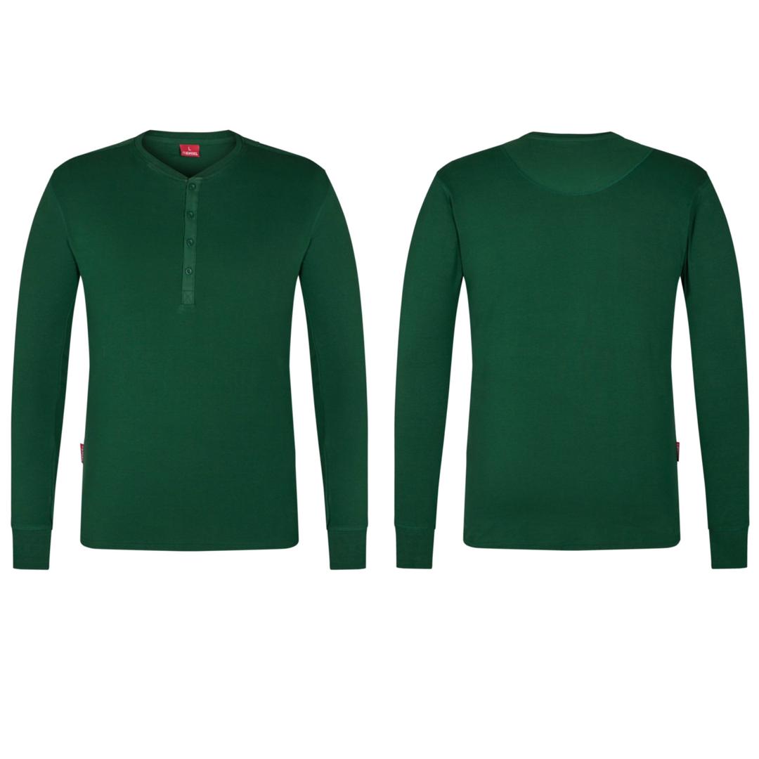 Polo Manche Longue Pour Homme Vert