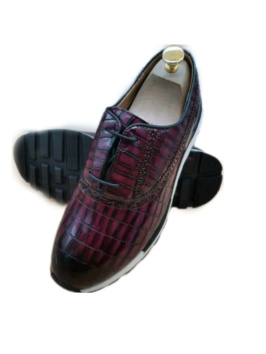 Fast Track Torino en cuir d'alligator - Violet