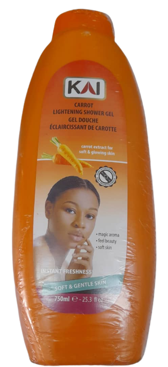 Gel Douche Eclaircissante A Base de Carotte 750ml